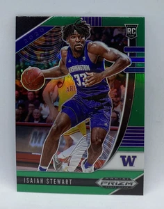 2020-21 Prizm Draft Picks Green Refractor ISAIAH STEWART #26 Rookie Trailblazers - Picture 1 of 2