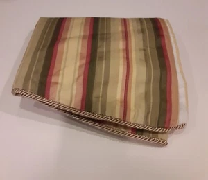 Vintage Country Curtains Valance U.S.A.Striped,Corded Braid Timeless - Picture 1 of 8