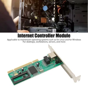 PCI E Gigabit Ethernet Adapter 10/100/1000Mbps RTL8169 Chip Internet Control LIF - Afbeelding 1 van 22