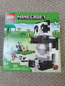 Lego Minecraft 21245 Il Rifugio dei Panda Ritirato Nuovo con Scatola Set 553 Pezzi Nuovo e Sigillato  - Foto 1 di 5