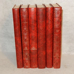 Set 6 HERON Books TREVANIAN Adam Hall SNOWBALL Novels Hardcover Red Editions - Imagen 1 de 10