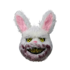 Animal Mask Rabbit Bloodstained Mask Headgear Realistic Mask Animal... Brand New - Picture 1 of 7