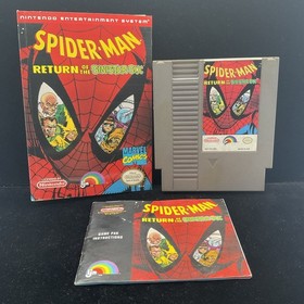 Spider-Man: Return of the Sinister Six (NES) Authentic Untested Secure Shipping
