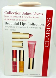 Clarins Beautiful Lips Collection 4pcs HOLIDAY EDITION SET NIB - Picture 1 of 4