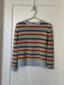 Vintage GAP Kids Girls Retro Sweater XL Striped Acrylic Wool - Picture 1 of 5