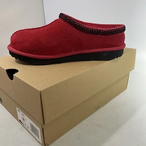 brand new Ugg K Tasman II slippers size 4 Youth red & black Slip on - Picture 1 of 7
