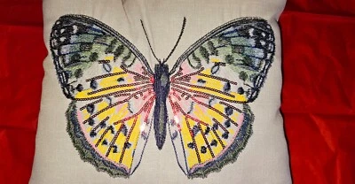  Butterfly  accent pillows 🦋🦋 Allen + Roth pillows..Stain and water resistant - Image 1 of 4