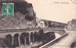 VAISON-LA-ROMAINE pont romain éd marcellin timbrée - Imagen 1 de 1