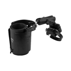 RAM ATV/UTV Rail Base Mount with Level Cup 16oz Drink Holder RAM-B-132R-2U - Picture 1 of 3