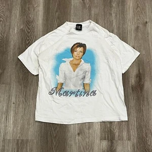 Vintage 1999 Martina Mcbride Emotion Tour Country Music T Shirt Size L White - Picture 1 of 5