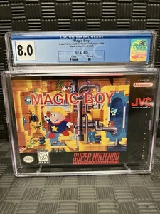 Magic Boy SNES Brand New Factory Sealed Graded CGC 8.0 - Picture 1 of 2