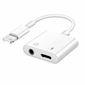 WOPOW LA05 Headphone + Charging Adapter for iPhones / iPads - White - Picture 1 of 1