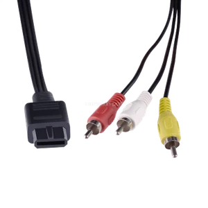 NEW Composite AV Cable Fits Nintendo Systems SNES Famicon N64 Gamecube Game RCA - Picture 1 of 3
