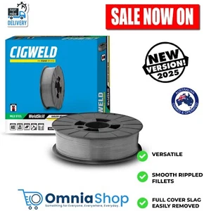 Cigweld Weldskill Gasless Mig Wire Roll Welding Self-Shielded flux 0.8mm 4.5kg - Picture 1 of 7