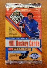 GRETZKY STARQUEST GOLD??!!      1998-99 UD CHOICE.   ONE UNOPENED PACK!!