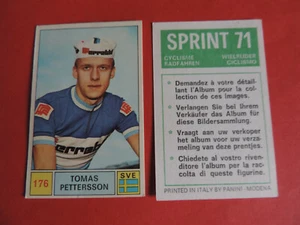 N 176 TOMAS PETTERSSON PANINI SPRINT 71 CYCLISME RADFAHREN WIELRIJDER CICLISMO - Imagen 1 de 1