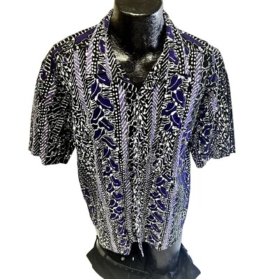 Camisa De Colección Años 90 Newport Azul RUIDO Púrpura PIMIENTOS Negra RESUMEN Patinador Ropa de Calle Foto 1 de 4