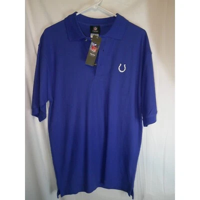 NFL Team Apparel Indianapolis Colts Polo Shirt Embroidered Logo Size M - Image 1 of 3