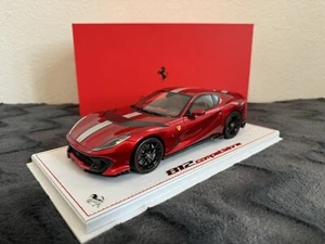 BBR 1/18 Ferrari 812 Competizione Rosso Fuoco Metallic Fire Red 10 pcs WW only - Picture 1 of 7
