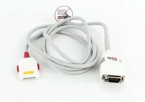 Masimo OEM SET 1173 PC04 SpO2 Ext. Cable adaptador LNC 14 pines a LNOP F-Tab - 4 pies - Imagen 1 de 2