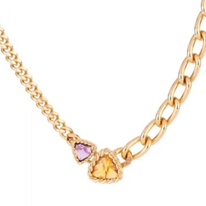 Collana Donna Rebecca collez. COCKTAIL in bronzo con pietre colorate BCOKOM11 - Foto 1 di 1