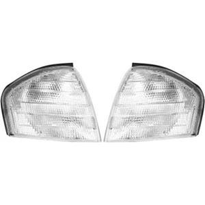 A pair of Turn Signal Corner Light Replacement for Mercedes-Benz W202 1993-2000 - Picture 1 of 7
