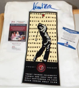 MARCUS ALLEN NFL Raiders Signed Autographed Trent Tucker Golf XL T-Shirt JSA COA - Picture 1 of 5