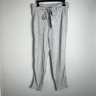 Pantalones Lou & Grey para Loft Mezcla de Lino-Gris Claro-Pequeños-NUEVOS CON ETIQUETAS Foto 1 de 4