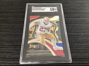 2023 Panini Select Red/Blue Die Cut Prizm Christian McCaffrey #285 SGC 10 - Bild 1 von 3