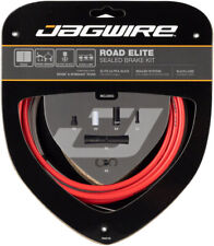 Jagwire Road Elite Red Brake Cable Kit Sram/shimano With Uncoated Cables