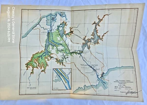 1st Edition Dredging on the Panama Canal John G Claybourn 1931/ Signed Papers - Imagen 1 de 12
