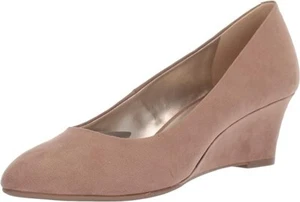 Bandolino Womens Fayola Wedge Heel, Taupe Fabric, Size 7.5M, NIB - Picture 1 of 7