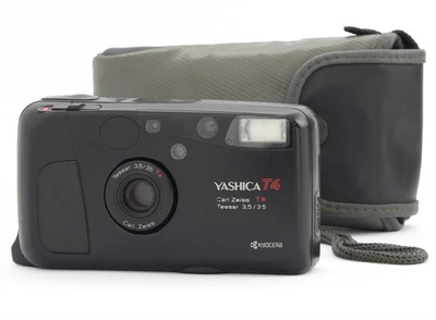 Yashica T4 Compact 35mm Film Camera Black - Image 1 of 4