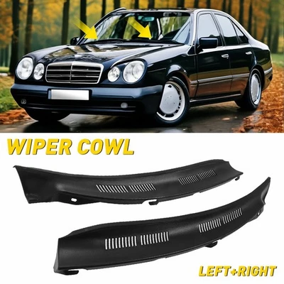 Para Mercedes-Benz Clase E W210 95-2003 Limpiaparabrisas Ventilación Capucha Pantalla Cubierta Panel Rejilla Foto 1 de 4