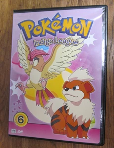 POKEMON INDIGO LEAGUE DVD MOVIE VOLUME VOL 6 SIX EPISODES 45-52 FREE SHIPPING - Picture 1 of 1