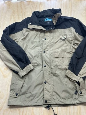 Dutton Ranch Jacket Tri-mountain Men’s M Yellowstone Parka Button Zip Cinch Hood - Image 1 of 4