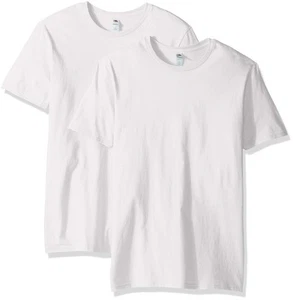 Fruit of the Loom Men's 100% Cotton Crew Neck T-shirts - Picture 1 of 8