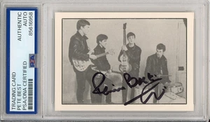 1992 American Images Pete Best The Beatles membro originale FIRMATO PSA DNA COA - Foto 1 di 2