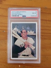 1979 TCMA BB History Series #6 Willie Mays PSA 8 NM-MT Giants HOF