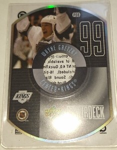 WAYNE GRETZKY 1999-00 UPPER DECK POWERDECK CD INSERT # PD8 NEW YORK RANGERS MINT