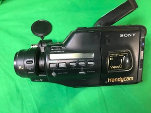 Sony CCD – F 401 HANDYCAM 8mm NO ACCESSORIES.  AS IS OR PARTS - Picture 1 of 9