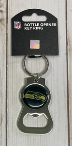 Seattle Seahawks NFL Football Key Ring Seahawk Bottle Opener Team Keychain NEW - Picture 1 of 2