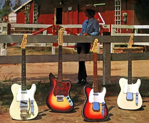 1970er Fender Telecaster Gitarren Werbung 14 x 11" Foto - Bild 1 von 1