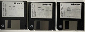 MS-DOS 6 Plus Enhanced Tools Operating System. 3 Floppy Disks 1981-1993 - Picture 1 of 4