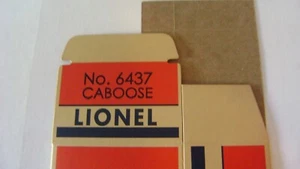 Lionel Licensed 6437 Pennsylvania Porthole Caboose Box-early classic - Picture 1 of 3