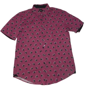 Boss Hugo Boss Men's Size. XL Cherry Leaf Slim Fit Cotton Linen Shirt - Picture 1 of 10