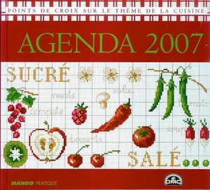 oop DMC Mango 2007 Agenda. French cross stitch. point de croix - Picture 1 of 1