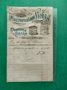 FATTURA LIEBIG 1899 - Foto 1 di 5