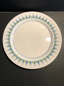 Plato de chuleta atómico moderno Mikasa mediterráneo vintage de mediados de siglo - Imagen 1 de 5