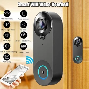 Wireless Video Doorbell Camera WiFi Door Bell Home Security Cam APP Control - Bild 1 von 12